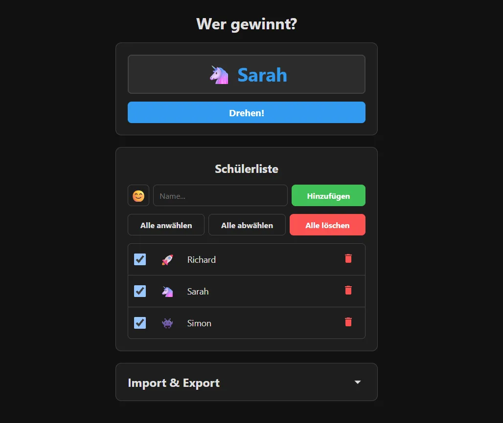 Wer gewinnt?
